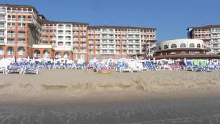 preview picture of video 'Болгария. г.Обзор. Море и пляж возле отеля Сол Луна Бей. Июнь 2014 г.'
