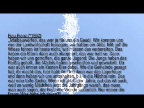 „Mühlroser Generationen": Erinnerungen an das Maibaumwerfen