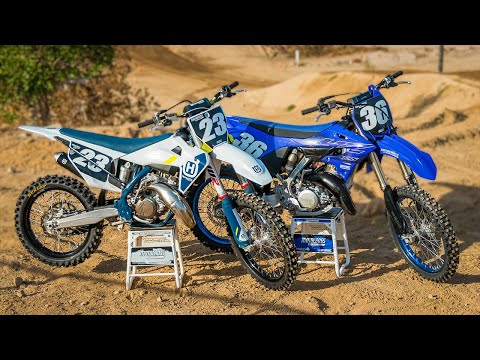 2022 Yamaha YZ125 vs 2022 Husqvarna TC125 - Motocross Action Magazine
