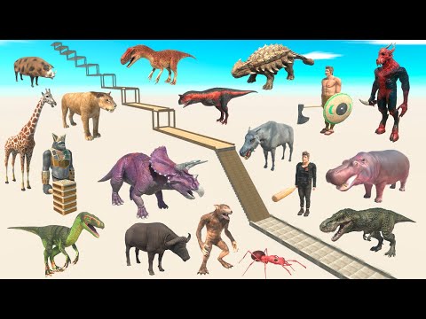 Downhill Race - Animal Revolt Battle Simulator