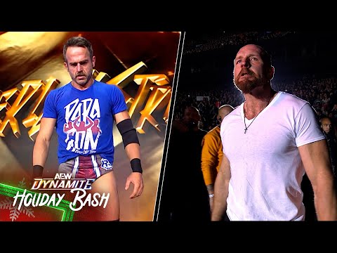 EXCLUSIVE: AEW Dynamite Holiday Bash KICKS OFF with Roderick Strong vs Jon Moxley!