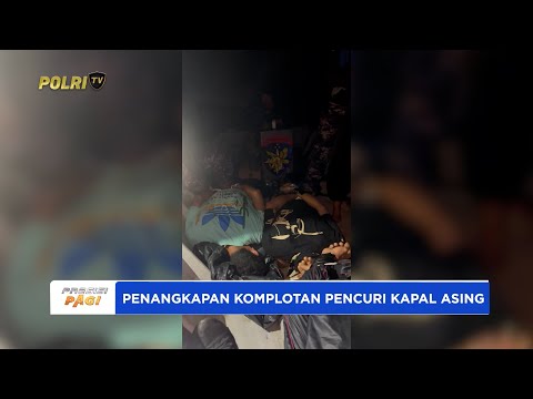 DITPOLAIRUD POLDA KEPRI RINGKUS KOMPLOTAN PENCURI DI KAPAL ASING