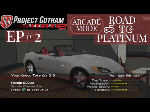 Project Gotham Racing 2 Arcade Mode Platinum Playthrough Ep.2 - Street Races 5-8