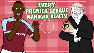Moyes reacts to Zouma and his cat! video