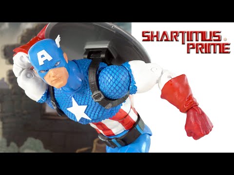 Marvel Legends Captain America 20th Anniversary Toybiz Comic Avengers Hasbro Action Figure Review