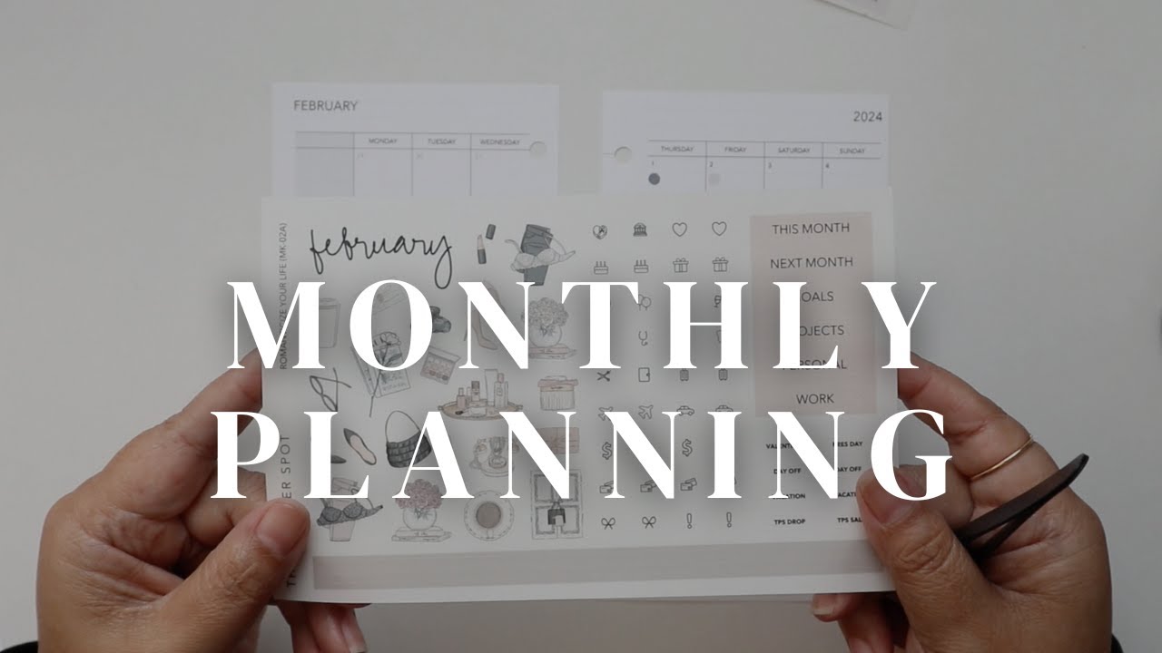 How I Plan My Month // Color Coding and Project Planning