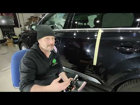 Polishing hard paint in one step