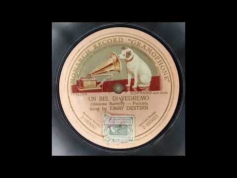 Emmy Destinn - "Un bel dì, vedremo", Madama Butterfly (Puccini) 1911
