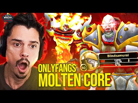 OnlyFangs Molten Core Raid Was Absolute Madness!