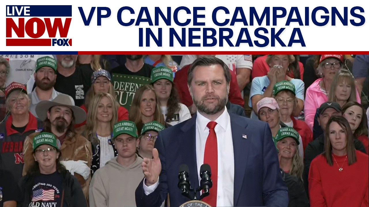 Vice President Vance campaigns in Nebraska