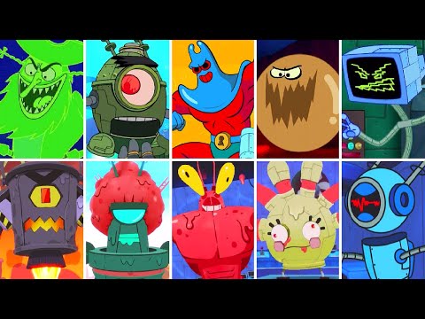 SpongeBob: Patty Pursuit 1 + 2 - All Bosses