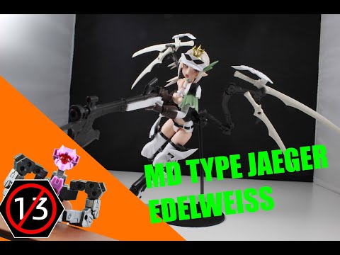 Stop-motion Model Review 008 - Megami Device B1: Type JAEGER Edelweiss