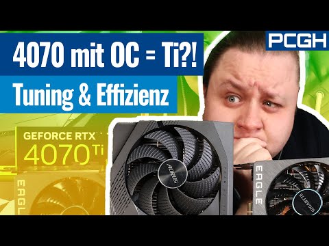 RTX 4070 zur 4070 Ti übertakten? Geht das?! | OC, UV, Effizienz, Fps pro Watt & mehr 📈