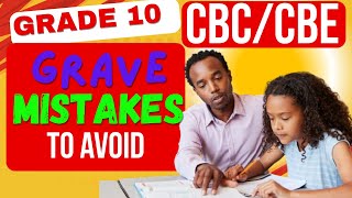 Grade 10 School selection Mistakes to avoid| CBC/CBE Senior school selection guidelines