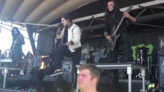 Motionless In White - If It&#39;s Dead, We&#39;ll Kill It - NEW SONG 2012- Seattle WA- Warped Tour 2012-