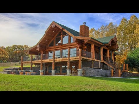 This Luxury Log House Could Be Yours!