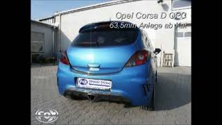 Video: Fox Edelstahl Sportauspuff-Komplettanlage ab Kat Opel Corsa D OPC Video: Fox Edelstahl Sportauspuff-Komplettanlage ab Kat Opel Corsa D OPC