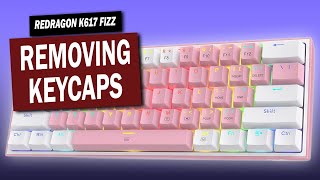 How to Remove Keycaps (ASMR) | Redragon K617 Fizz Mechanical Gaming Keyboard