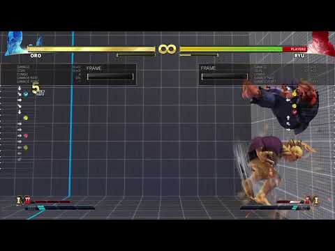 SFV Oro #15 corner anti-air combo 269dmg/383stn