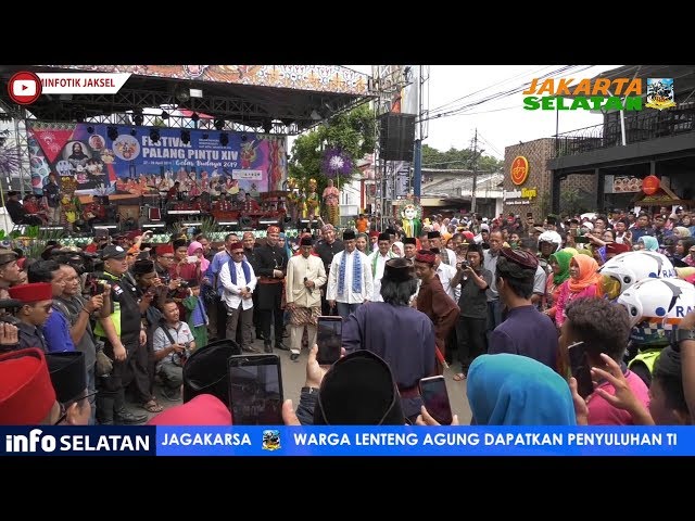 Gubernur DKI Buka Festival Palang Pintu XIV