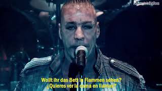 Rammstein - Wollt Ihr Das Bett In Flammen Sehen (Live in Paris) (Alemán - Español)