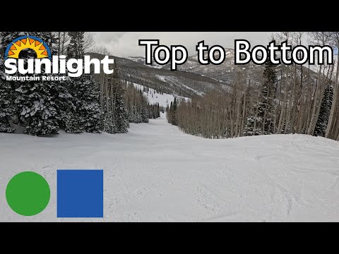 Sunlight Mountain - Top to Bottom Run (4K)