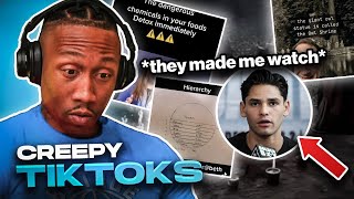 1 hour of Creepy and Scary TikToks That Might Wake You Up & Change Your Reality [REACTION!!!] Pt. 5