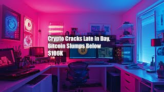 Crypto Cracks Late in Day, Bitcoin Slumps Below $106K