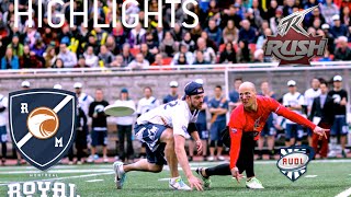 Toronto Rush VS Royal | Highlights | AUDL | Ultimate frisbee | Montreal Royal