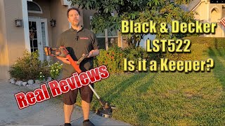 Black + Decker LST-522 20V Electric Trimmer Unboxing + Real Review