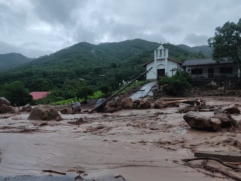 Inundación en Samaipata: hay seis personas desaparecidas y al menos dos heridos