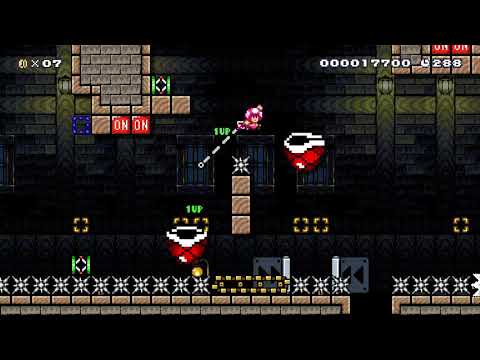 Big Red Rolling Koopa Hideout by deathshot1 [Super Mario Maker 2]