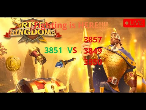 KVK 2 Pass 5 opening 3851 VS 3849, 3850, 3857!!!! |Rise of Kingdoms|