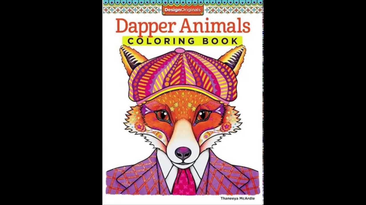 Dapper Animals Coloring Book Slideshow