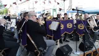 The Brighouse & Rastrick Brass Band Perform The Dambusters Theme LIVE - Brighouse 1940s Weekend
