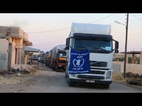 Arab Today- First aid convoy enters besieged city of Houla