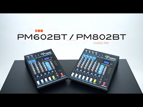 PM602BT PM802BT Powered Mixer / CLASSIC PRO