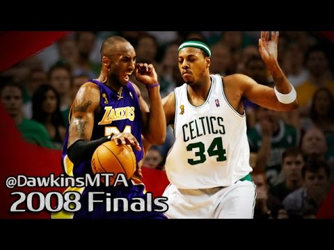 Kobe Bryant vs Paul Pierce Full Highlights at 2008 Finals G2 - 58 Pts, 16 Dimes Combined!