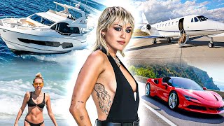 Miley Cyrus&#39; Lifestyle 2022 | Net Worth, Fortune, Car Collection, Mansion...