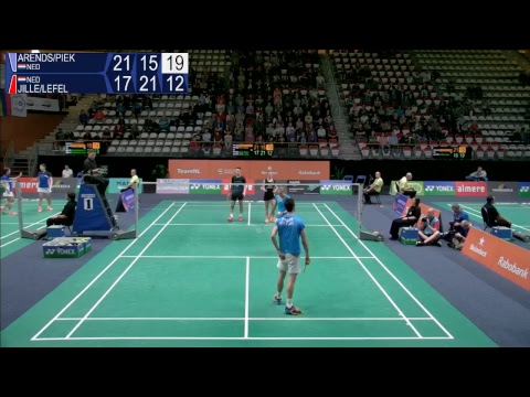 Arends / Piek vs Jille / Lefel (XD, QF) - Yonex Dutch Open 2017