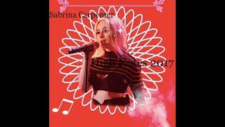 Sabrina Carpenter - High Notes - 2017