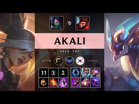Akali Top vs Wukong - KR Diamond Patch 25.15