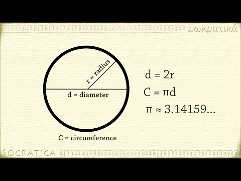 Geometry: Introduction to Circles - radius, diameter, circumference and area of a circle