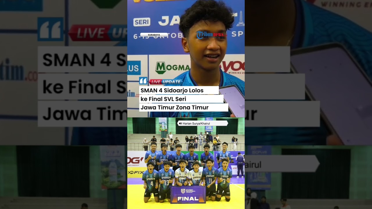 Menang Telak 3 Set! SMAN 4 Sidoarjo Amankan Tiket Final SVL 2026, Pelatih Minta Pemain Tak Terlena