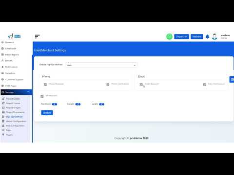 User Access Control: Set Up Login Options via Email, Phone, or Social