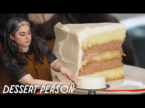 Claire Saffitz Makes Vinny's Tiramisu-Inspired Wedding Cake (+ Eggs Giveaway)  | Dessert Person