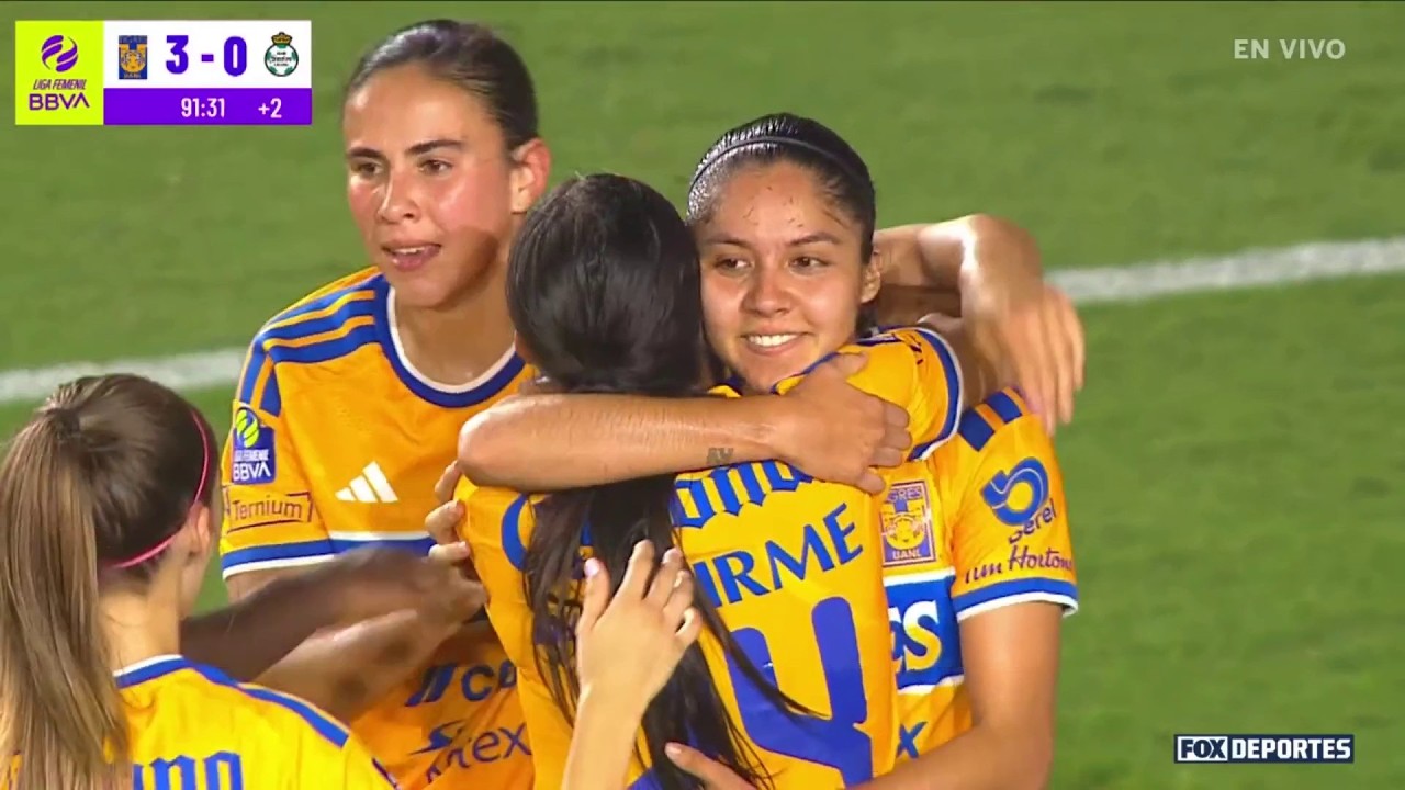 💪 GOL Alison González | Tigres 3-0 Santos | Fecha 7 | Apertura 2026 | Liga MX Femenil