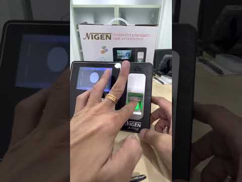 How to register fingerprint and card in machine NIGEN N-928S