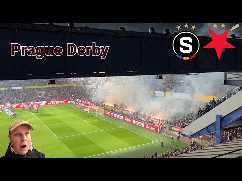 ENGLISHMAN'S FIRST PRAGUE DERBY - AC Sparta Praha vs SK Slavia Praha 🇨🇿