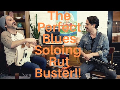 Rut Busting Technique - Use This To Supercharge Your Blues Solos - Chromatic Soloing - Guitar Lesson